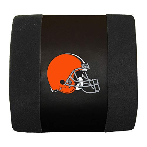 Fremont Die NFL Cleveland Browns Lumbar Support Cushion  Black