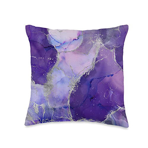 Creativemotions Abstract Liquid Flowing Paint Art purples Throw Pillow 16x16 Multicolor Creativemotions Abstract Liquid Flowing Paint Art purples Throw Pillow 16x16 Multicolor