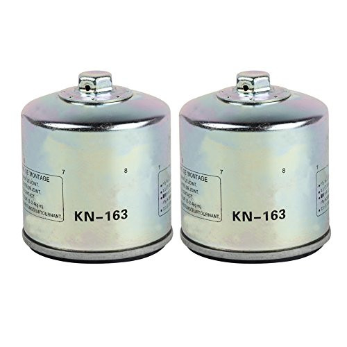 HIFROM Replace High Performance Oil Filter KN-163 HF163 for BMW K1200LT R850R R1200CL R1150R R1200C R1150RT R1150RS R1150GS R1100S Motorcycle Replace 11001341616 11421460697 11421460845