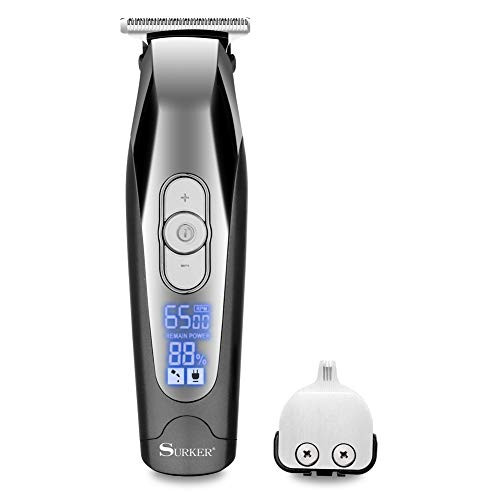 SURKER Mens Hair Clippers Cordless Hair Trimmer Beard Trimmer Haircut for men Hair Cutting Kit T-blade Trimmer