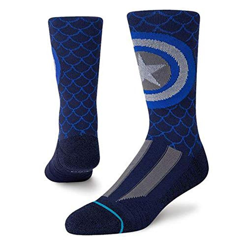 Stance Men's Captain Athletic Socks  Medium  Blue Stance Men's Captain Athletic Socks  Medium  Blue
