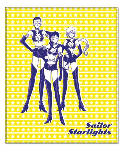 Great Eastern Entertainment Moon-Sailor STARLIGHTS Throw Blanket