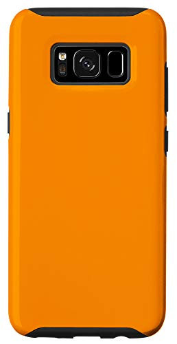 Galaxy S8 Dark Orange Color Phone Cover Case
