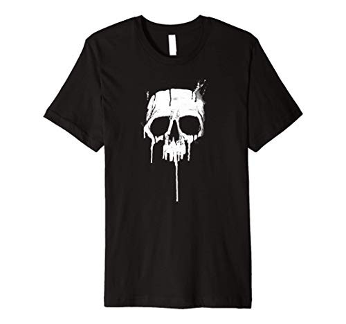 Classic Metal Graffiti Skull - Dripping Paint Graffiti Premium T-Shirt
