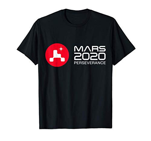 Mars 2020 Perseverance Rover Mission Patch Logo JPL Insignia T-Shirt