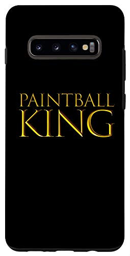 Galaxy S10Plus Paintball King - Top Paintball Gifts For Men Case
