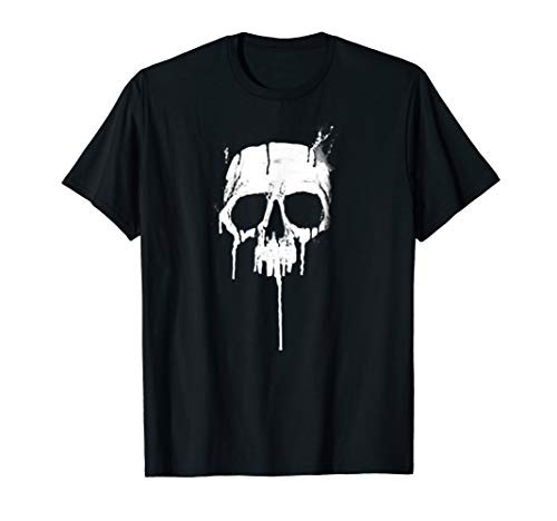 Classic Metal Graffiti Skull - Dripping Paint Graffiti T-Shirt
