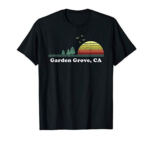 Vintage Garden Grove  California Home Souvenir Print T-Shirt