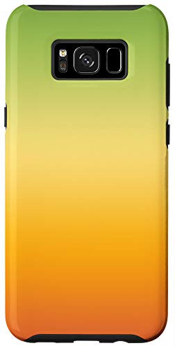Galaxy S8Plus Pretty Ombre Sunny Orange  and  Lime Green Color Gradient Case