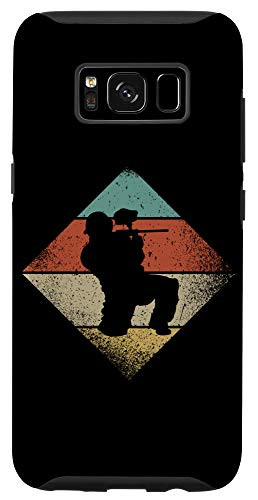 Galaxy S8 Paintball Retro 1960's 1970's Style Paintball Player Case