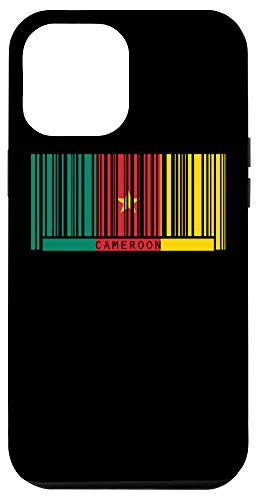 iPhone 12 Pro Max Cameroon Flag Cameroonian Heritage Barcode Cameroonian Flag Case