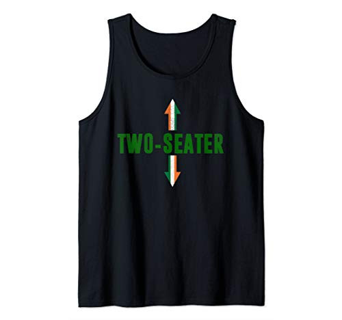Irish Flag Two Seater Party-Trashy Adult Humor St Patrick's Tank Top