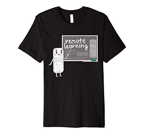 Remote Distance Learning Design for Students and Teachers Premium T-Shirt