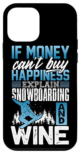 iPhone 12 mini Snowboarding Wine Lover Facts Gift Snowboard Snowboarder Case