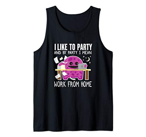 Working from Home - Funny Remote Working Gift Tank Top