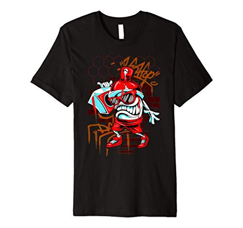Graffiti Art Spray Paint Urban Hip Hop Music Lover Premium T-Shirt