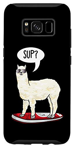 Galaxy S8 Funny Stand Up Paddleboard Paddleboarding Gift Llamas Llama Case