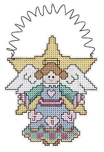 Janlynn 21-1100 Holiday Wizzers an gel Counted Cross Stitch Kit, 3-1/2 by 4-Inch