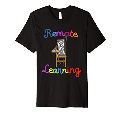 Remote Learning for Teachers and Students Premium T-Shirt
