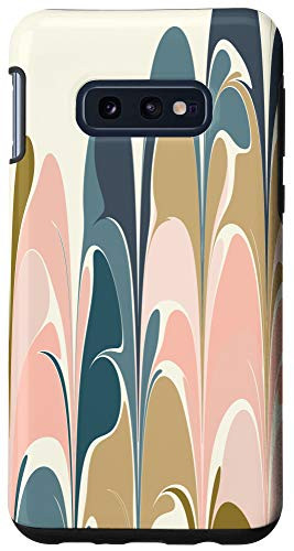 Galaxy S10e Artsy Modern Abstract Marbled Paint Swirls Art Case
