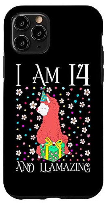 iPhone 11 Pro Kids I'm 14 Llamazing Gift Girl Llama Happy 14th Birthday Case iPhone 11 Pro Kids I'm 14 Llamazing Gift Girl Llama Happy 14th Birthday Case