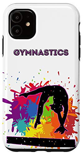 iPhone 11 Gymnastics Paint Splatter Case