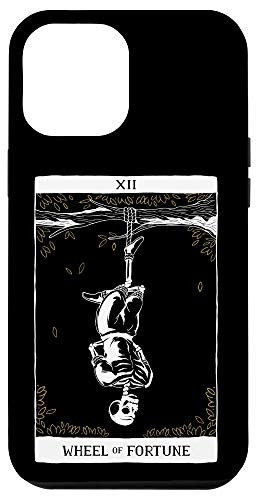 iPhone 12 Pro Max Wheel Of Fortune Tarot Card Occult Goth Cell Phone Case Gift Case