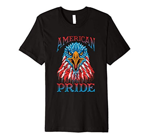 American Flag Eagle Freedom Art Dripping Paint July 4th Gift Premium T-Shirt American Flag Eagle Freedom Art Dripping Paint July 4th Gift Premium T-Shirt