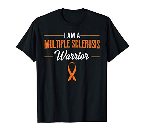 Multiple Sclerosis Warrior Autoimmune Disease Orange Ribbon T-Shirt Multiple Sclerosis Warrior Autoimmune Disease Orange Ribbon T-Shirt