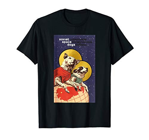 USSR CCCP Soviet Space Dogs Belka and Strelka T-Shirt USSR CCCP Soviet Space Dogs Belka and Strelka T-Shirt