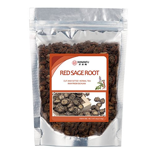 Salvia Miltiorrhiza Root /Processing Herb Tea/ Cut Pieces Slices Red Sage Root Dan Shen ??(??4 oz