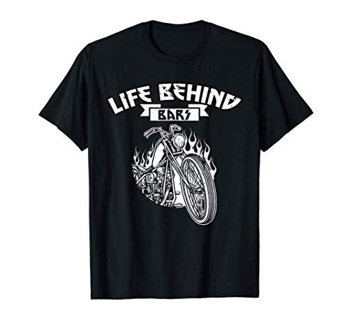 Motorcycle Life Biker Behind Bars T-Shirt Motorcycle Life Biker Behind Bars T-Shirt