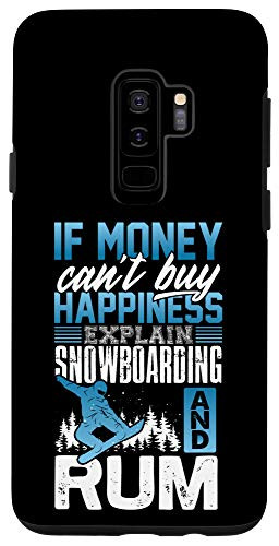 Galaxy S9Plus Snowboarding Rum Lover Facts Gift Snowboard Snowboarder Case