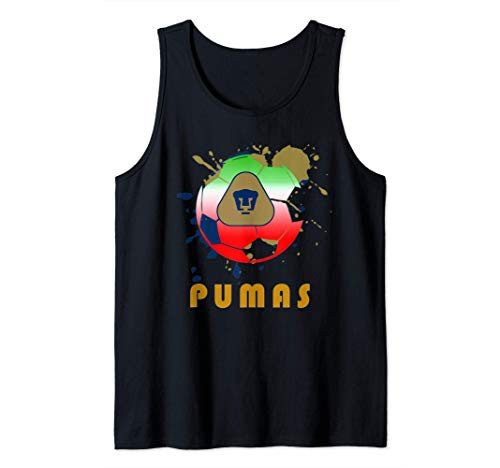 FC Pumas UNAM - Mexican Soccer Ball And Paint Gifts Tank Top