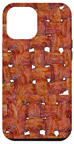 iPhone 12 Pro Max For Bacon Lovers Woven Mat of Crispy Bacon Case