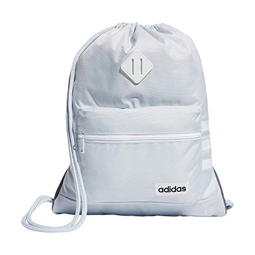 adidas Classic 3S Sackpack  Halo Blue White  One Size