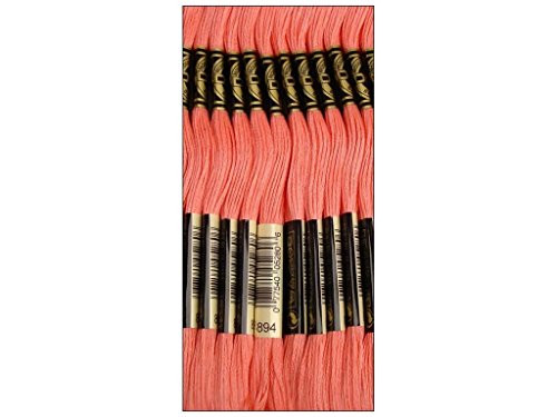 Bulk Buy: DMC Thread Six Strand Embroidery Cotton 8.7 Yards Very Light Carnation 117-894 (12-Pack)