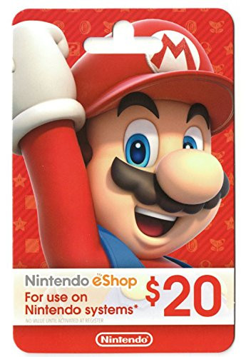 Nintendo Wii U 20 Gift Card