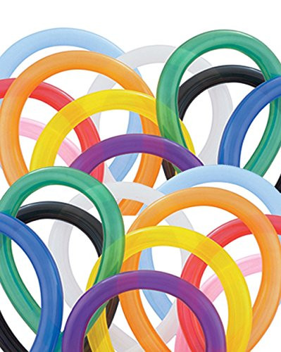 Qualatex 260Q Traditional Assortment Biodegradable Latex Balloons (100-Units)