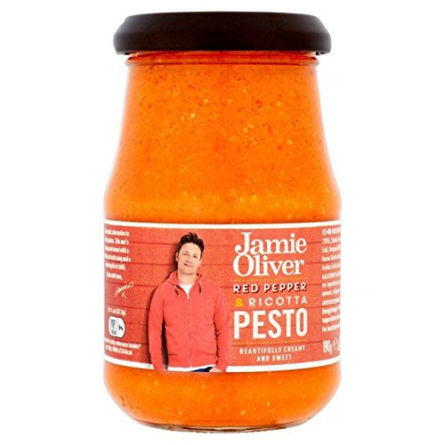 Jamie Oliver Red Pepper  and  Ricotta Pesto - 190g