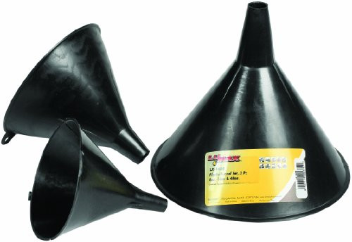 Lumax LX-1605 3-Piece Plastic Funnel