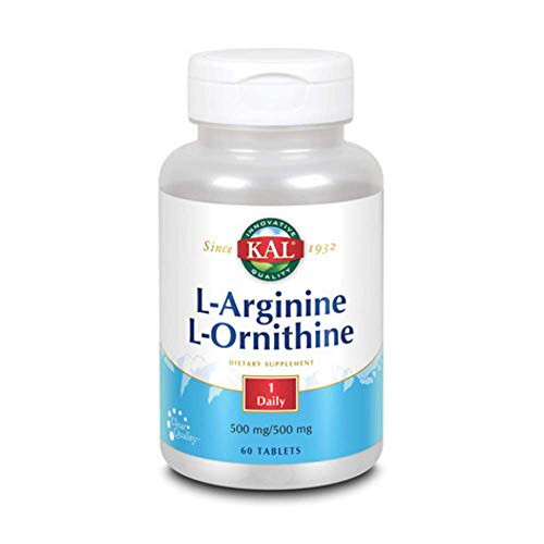 Kal 1000 Mg L-arginine L-ornithine Tablets  60 Count