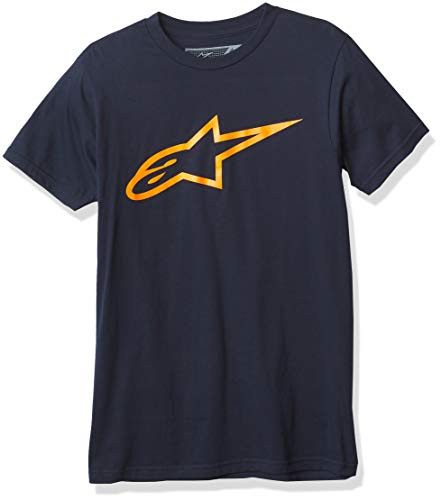 Alpinestars Men's Ageless Classic Tee  Navy Orange  2X-Large