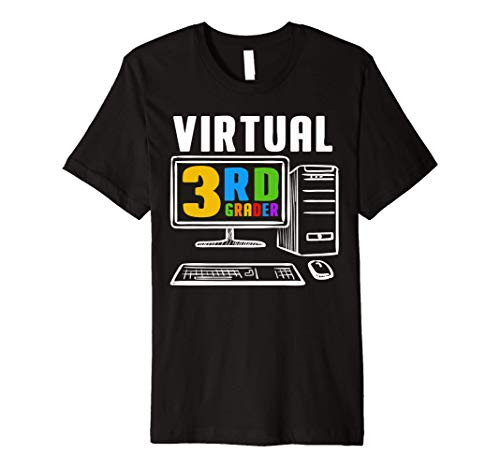 Remote Teaching Online Learning Virtual Teacher Premium T-Shirt