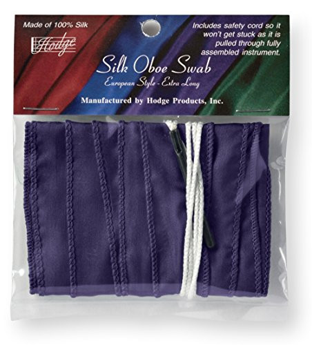 Hodge Silk Long Oboe Swab - Purple