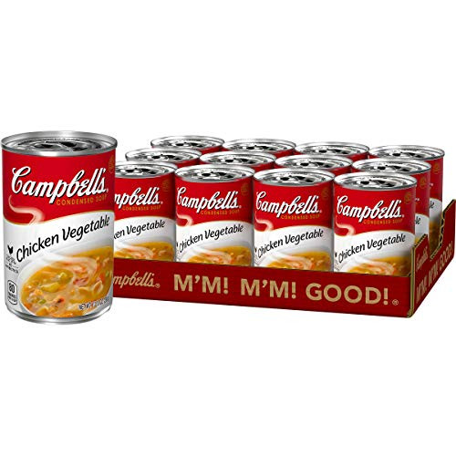 Campbell's Condensed Chicken Vegetable Soup 10.5 Ounce Pack of 12 Campbell's Condensed Chicken Vegetable Soup 10.5 Ounce Pack of 12