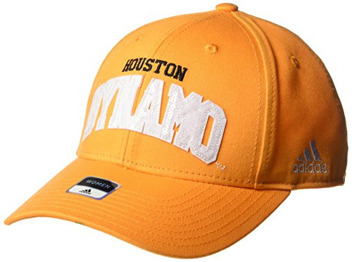 MLS Houston Dynamo Women's SP17 Fan Wear Sequenced Structured Adjustable Cap  Orange  One Size
