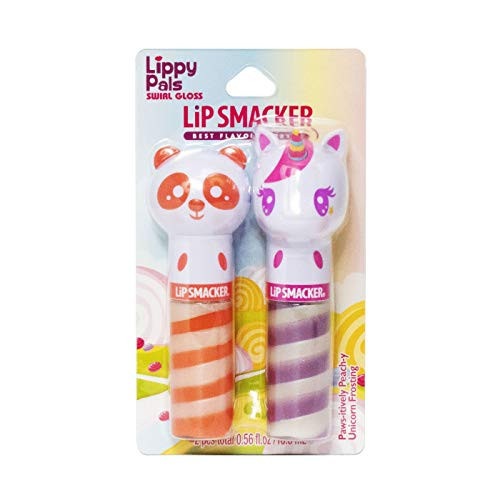 Lip Smacker Lippy Pal Swirl Gloss Panda  and  Unicorn - 0.56 fl oz  Pack of 1