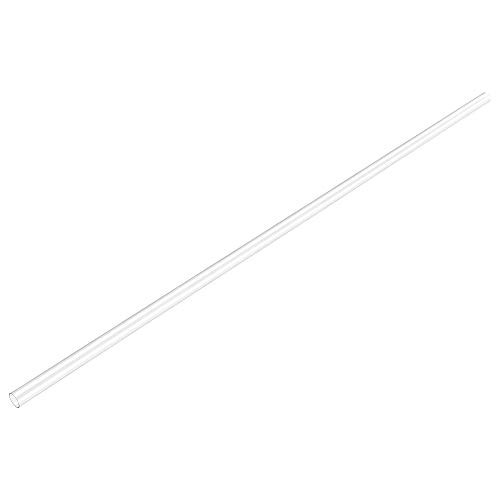 uxcell 3pcs Clear Rigid Tubing 8mm 5 16''  ID x 10mm 25 64''  OD x 2Ft Length Round Plastic Polycarbonate Tube