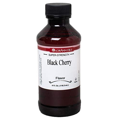 LorAnn Black Cherry Super Strength Flavor  4 ounce bottle